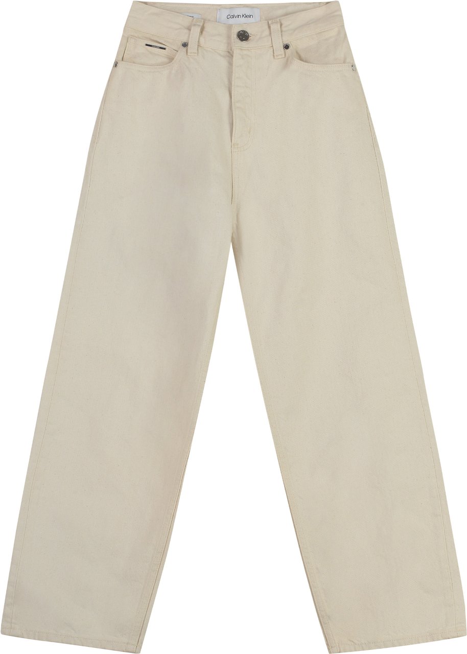 Calvin Klein Wide-leg jeans Neutraal