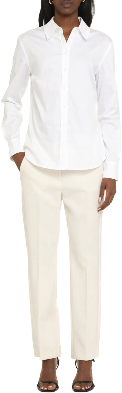 Calvin Klein Oxford shirt in cotton Wit
