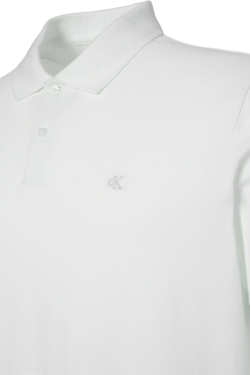 Calvin Klein Calvin Klein Jeans SS Casual Pique Classic Polo Wit