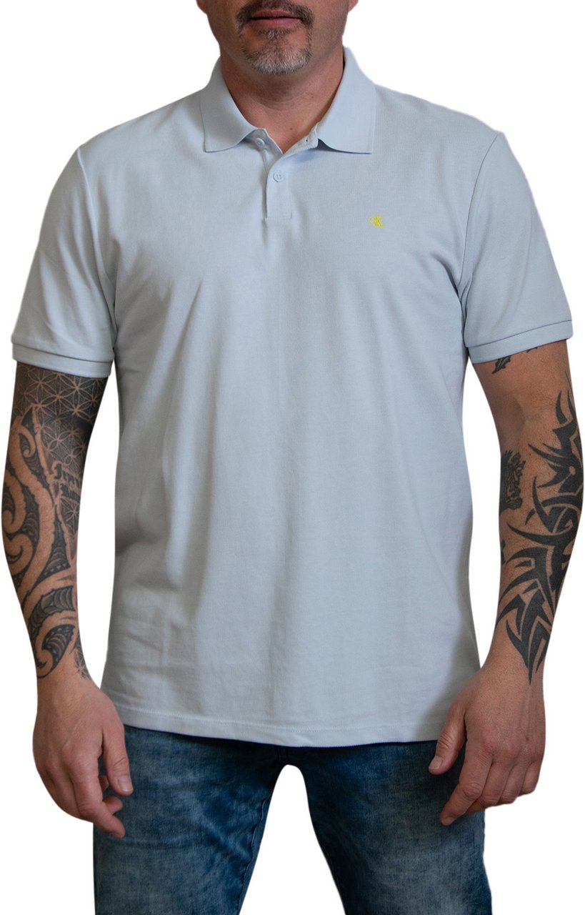 Calvin Klein Jeans SS Casual Pique Classic Polo Blauw