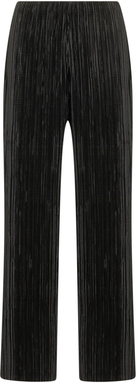 Calvin Klein Pantaloni Plissé con Vita Elasticizzata Zwart