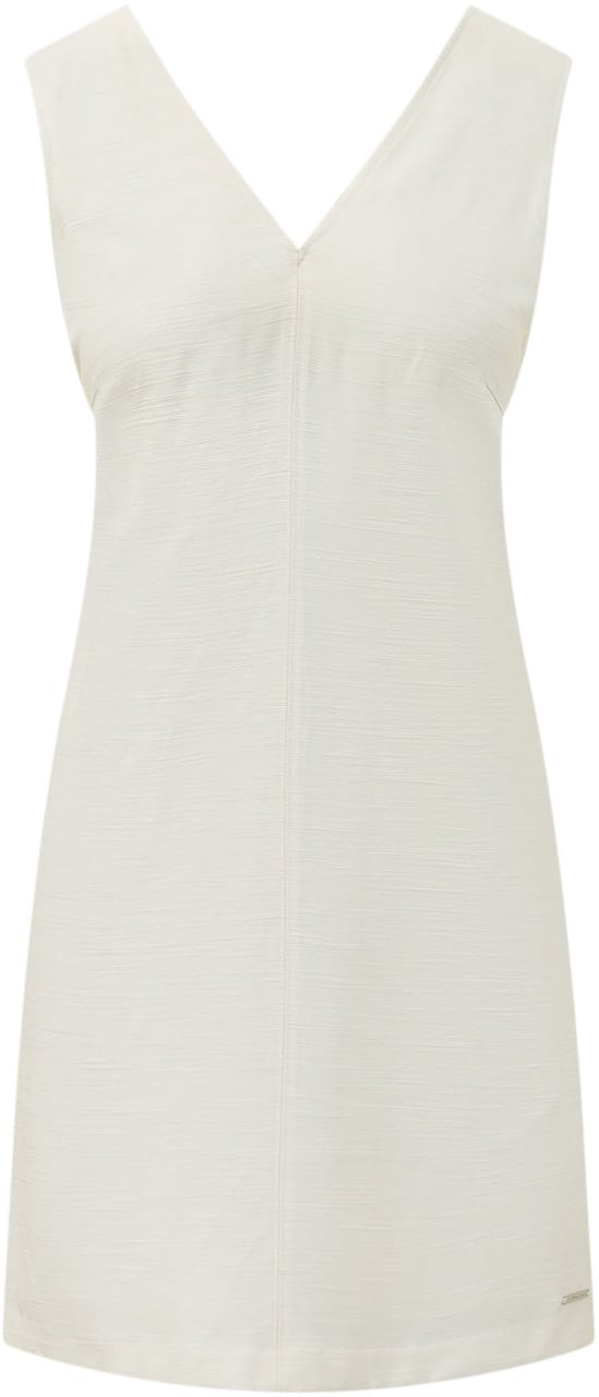 Calvin Klein Abito Mini con Scollo a V Wit