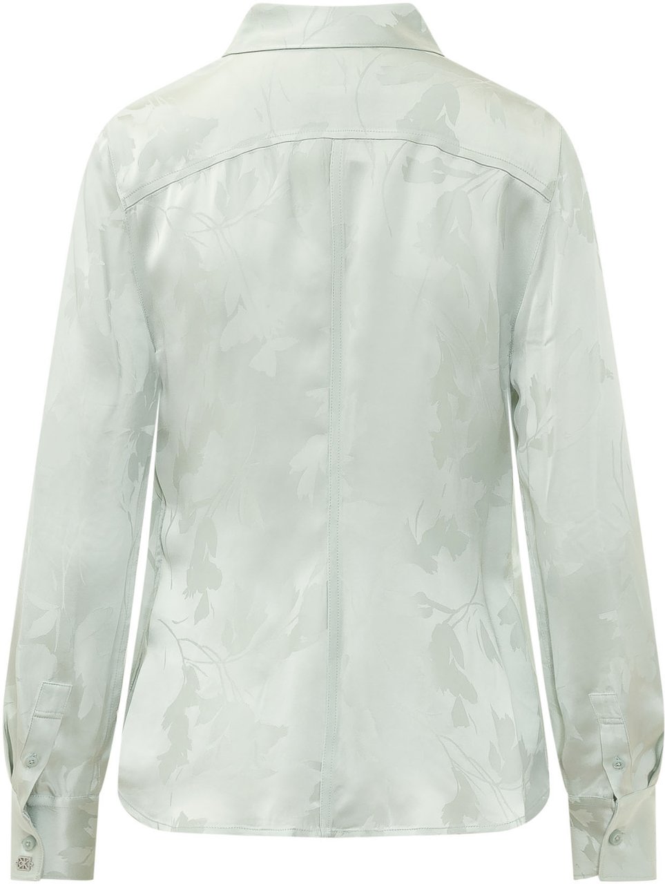 Calvin Klein Camicia Slim con Motivo Jacquard Lime