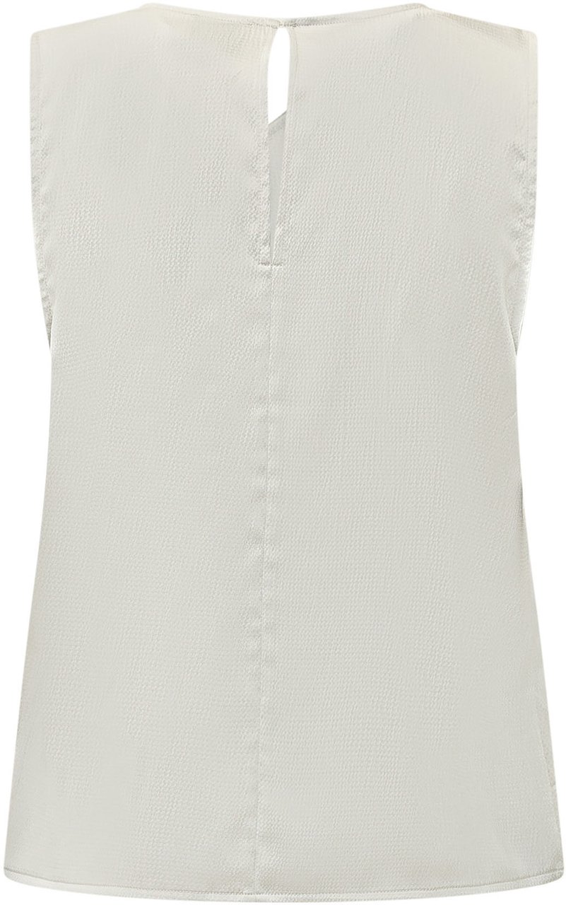 Calvin Klein Top Senza Maniche Drappeggiato Wit