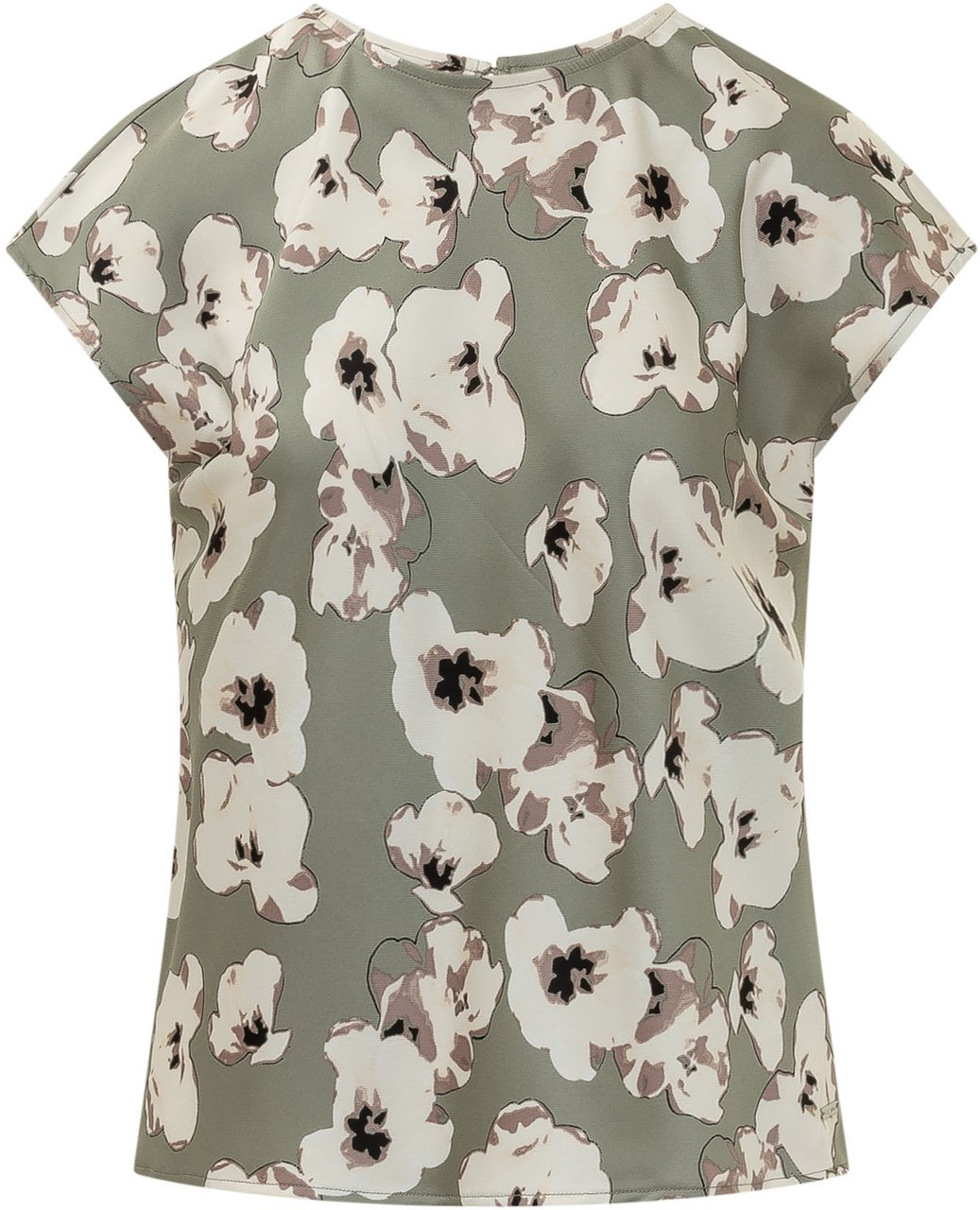 Calvin Klein Top Senza Maniche con Scollo a V Lime