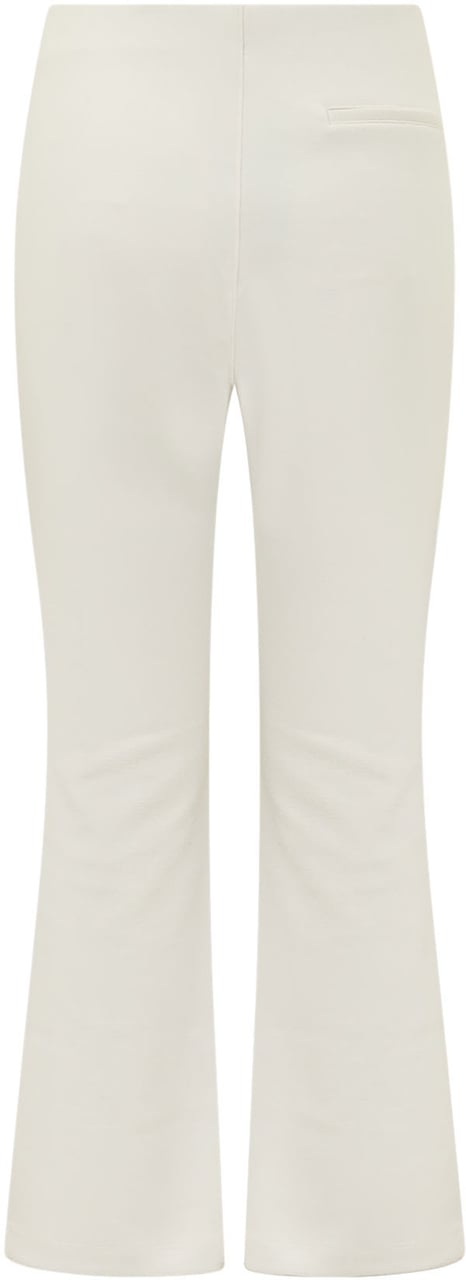 Calvin Klein Pantaloni a Gamba Svasata con Vita Elasticizzata Wit