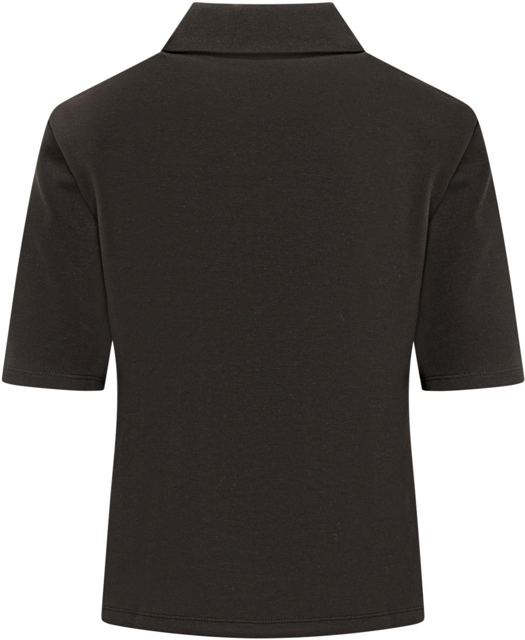 Calvin Klein Polo Maniche Corte con Zip Donkergrijs