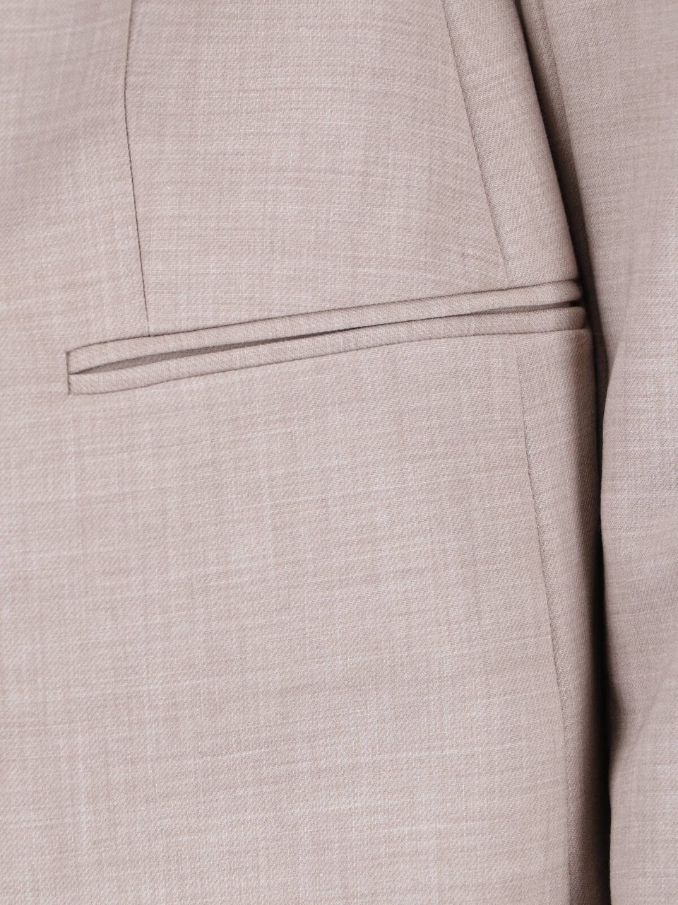 Calvin Klein Beige Single Breasted Classic Blazer Neutraal