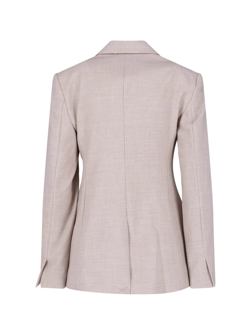 Calvin Klein Beige Single Breasted Classic Blazer Neutraal