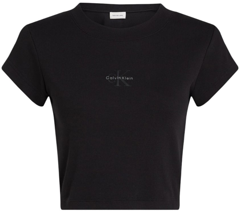 Calvin Klein T-Shirts And Polos Black Zwart