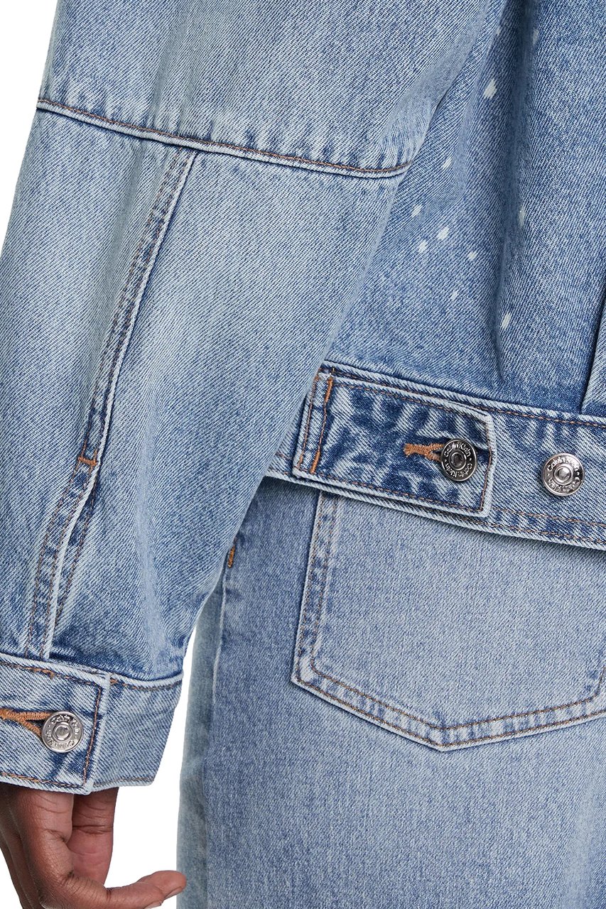 Calvin Klein Coats Denim Chiaro Lichtblauw