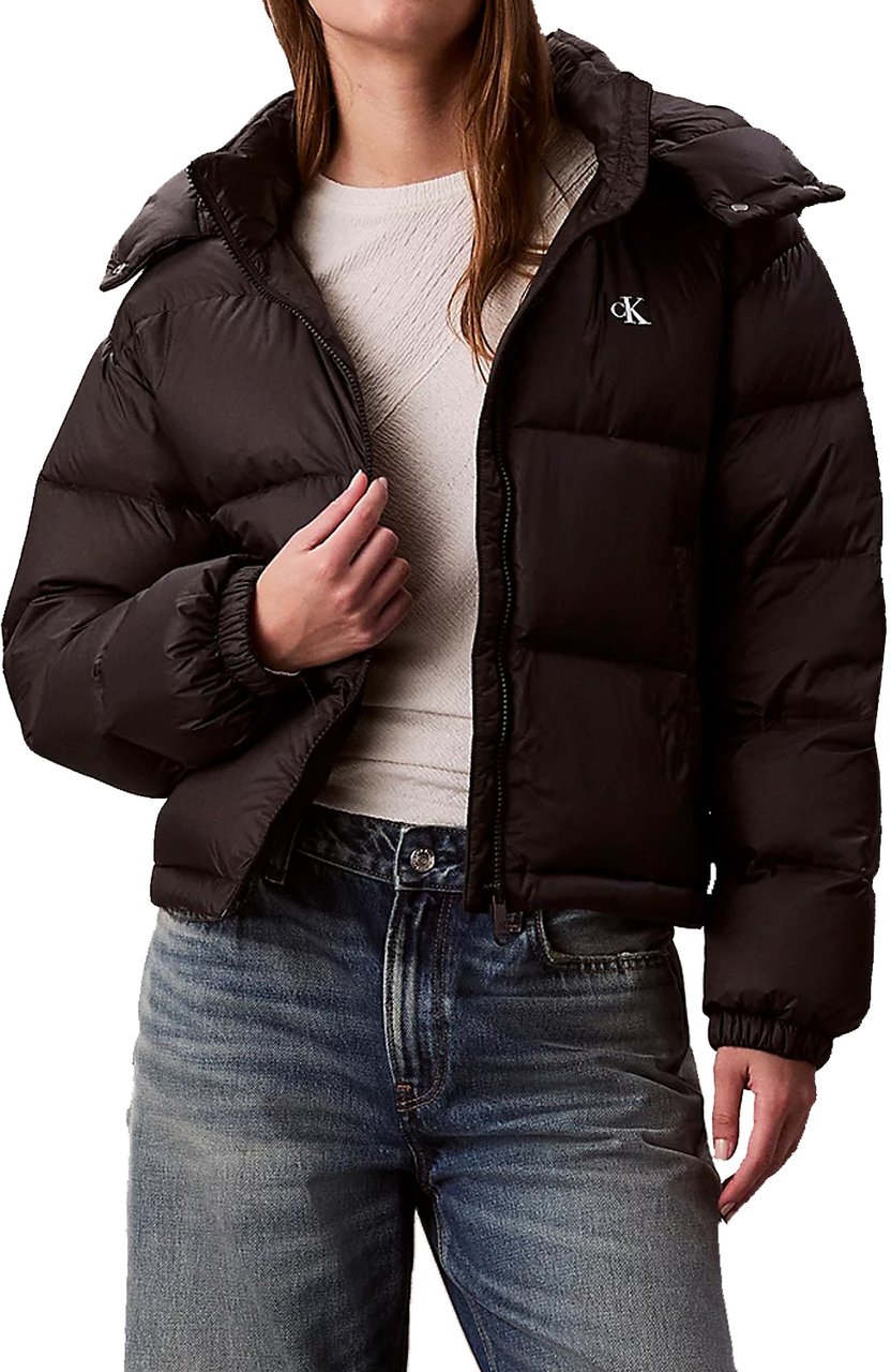Calvin Klein Coats Black Zwart