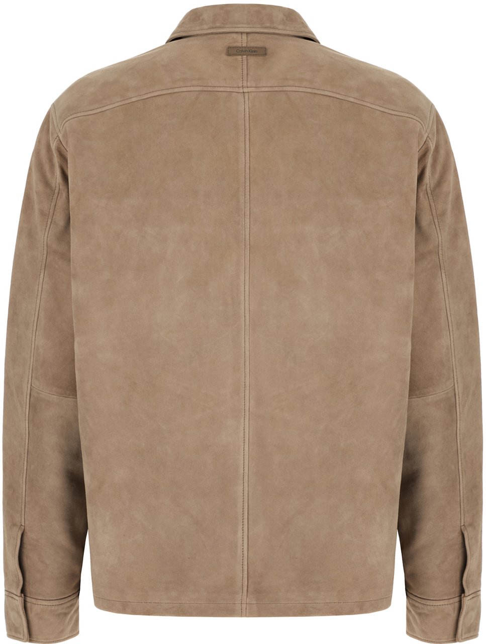 Calvin Klein Calvin Klein Dove grey suede jacket Grijs