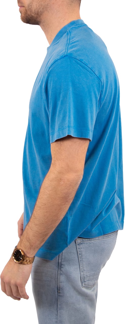 Calvin Klein Calvin Klein Jeans SS 20S Acid Wash Graphic Crewneck Blauw