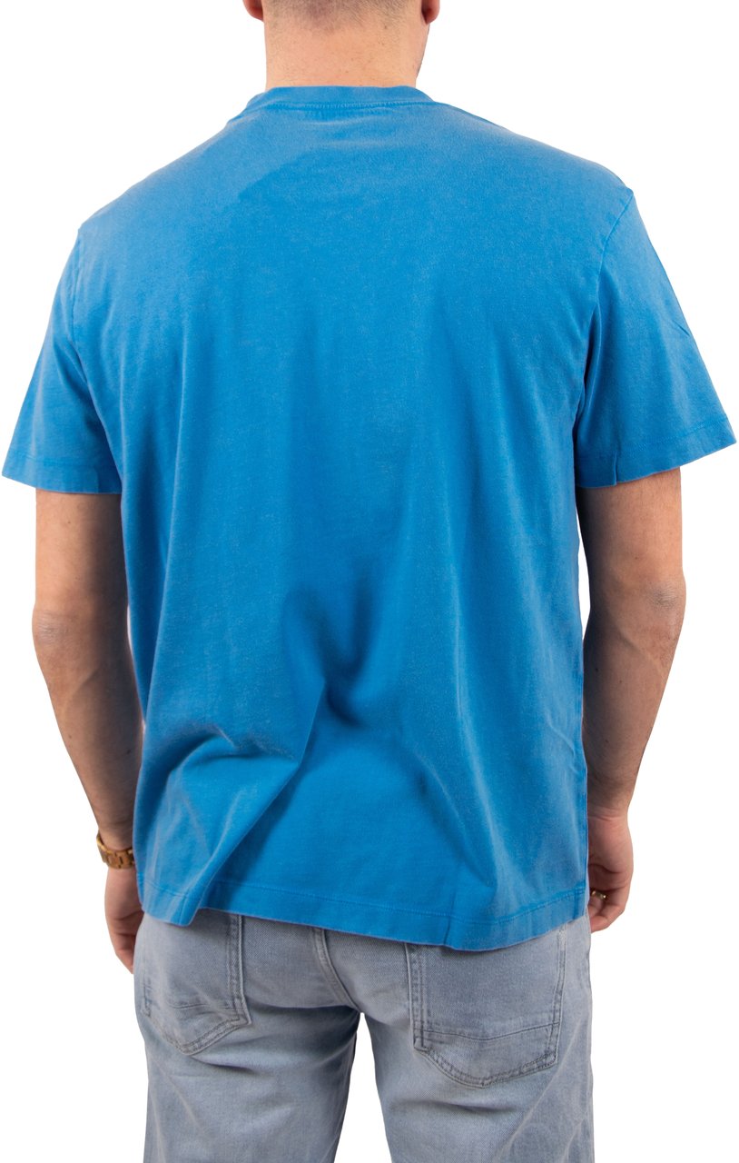 Calvin Klein Calvin Klein Jeans SS 20S Acid Wash Graphic Crewneck Blauw