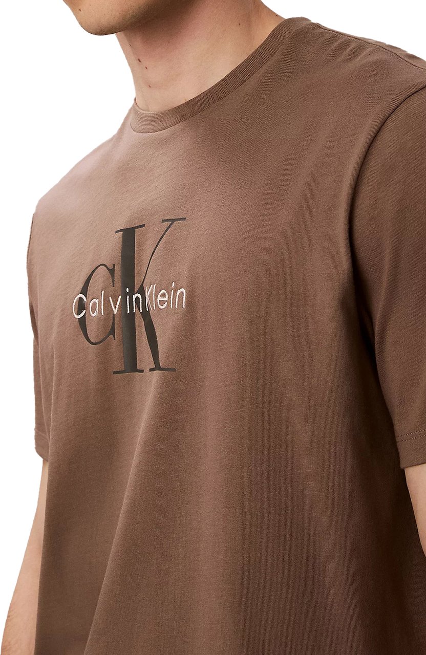 Calvin Klein T-Shirts And Polos Beige Beige