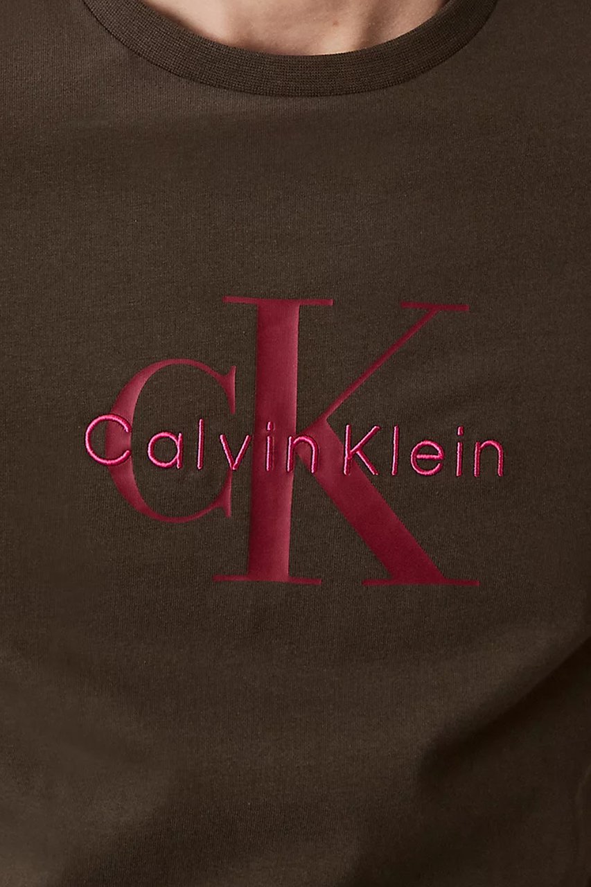 Calvin Klein T-Shirts And Polos Beluga Grijs