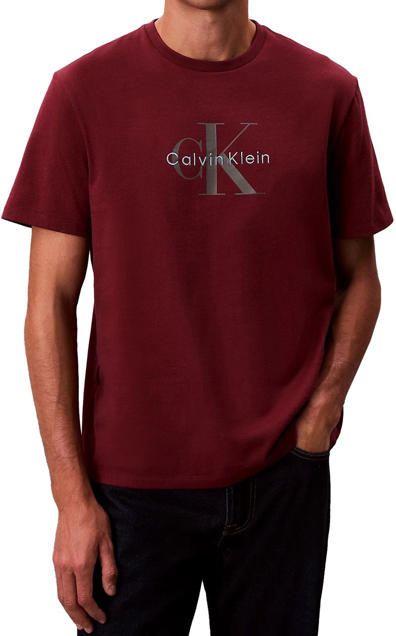 Calvin Klein T-Shirts And Polos Bordeaux Rood