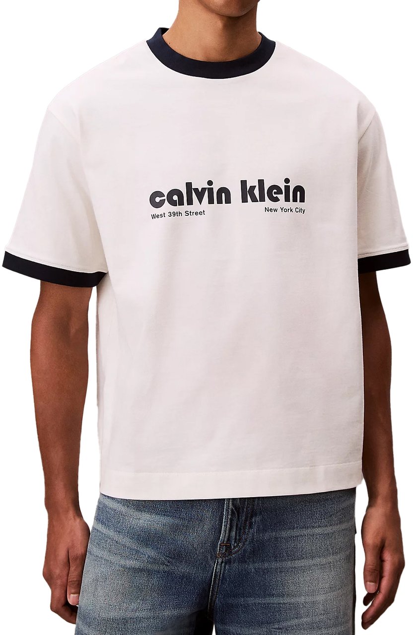 Calvin Klein T-Shirts And Polos White Wit