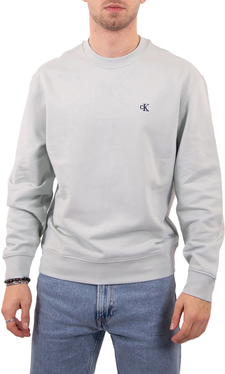 Calvin Klein Jeans LS EU 350Terry Monogram SWTSH Groen