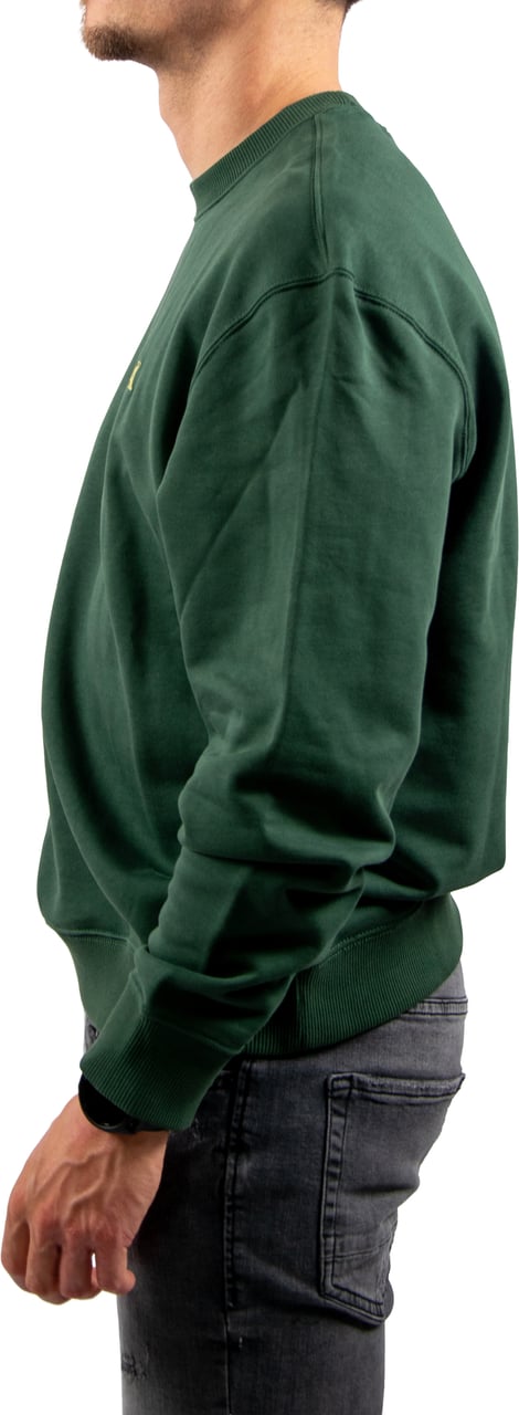 Calvin Klein Jeans 350Terry Monogram CN Sweat Groen