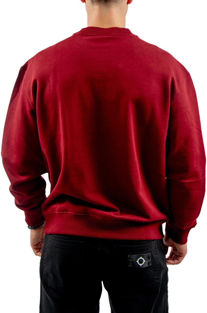 Calvin Klein Jeans 350Terry Monogram CN Sweat Rood