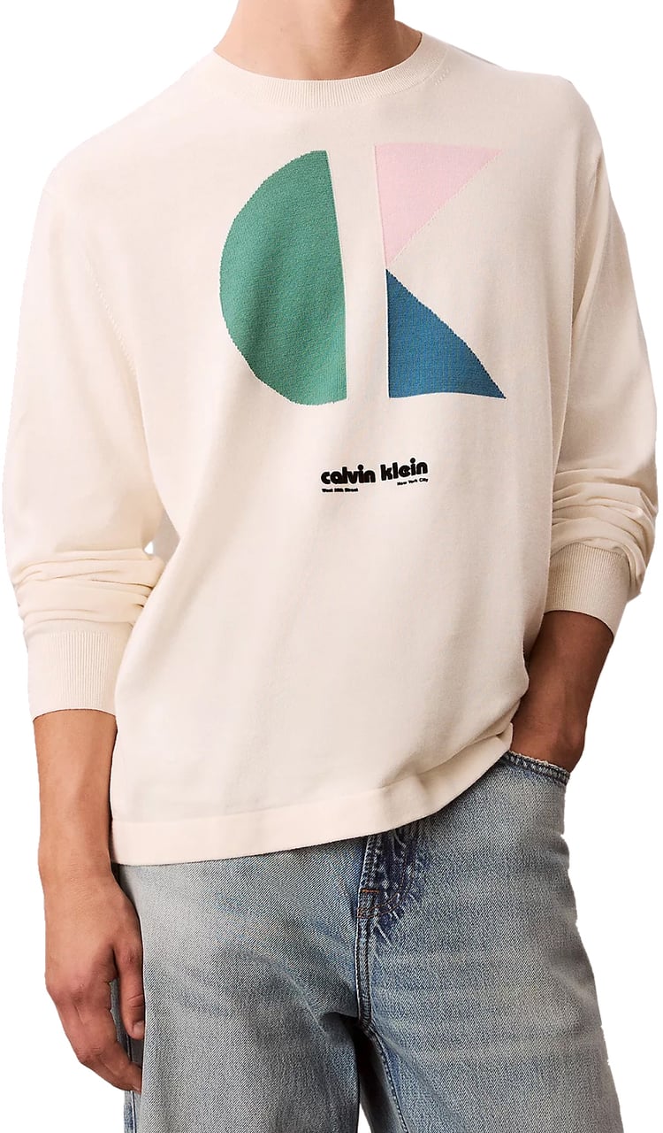 Calvin Klein Sweaters White Wit
