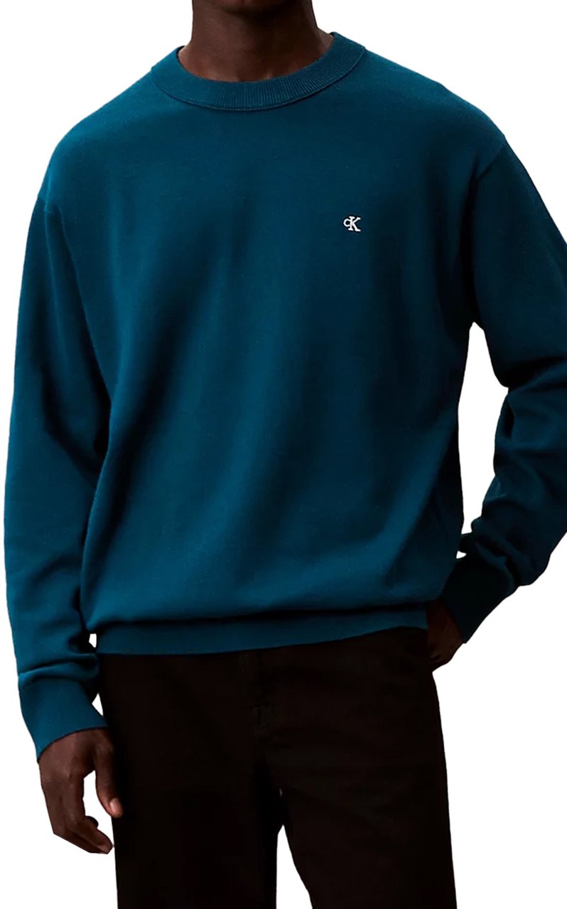 Calvin Klein Sweaters Teal Green Groen