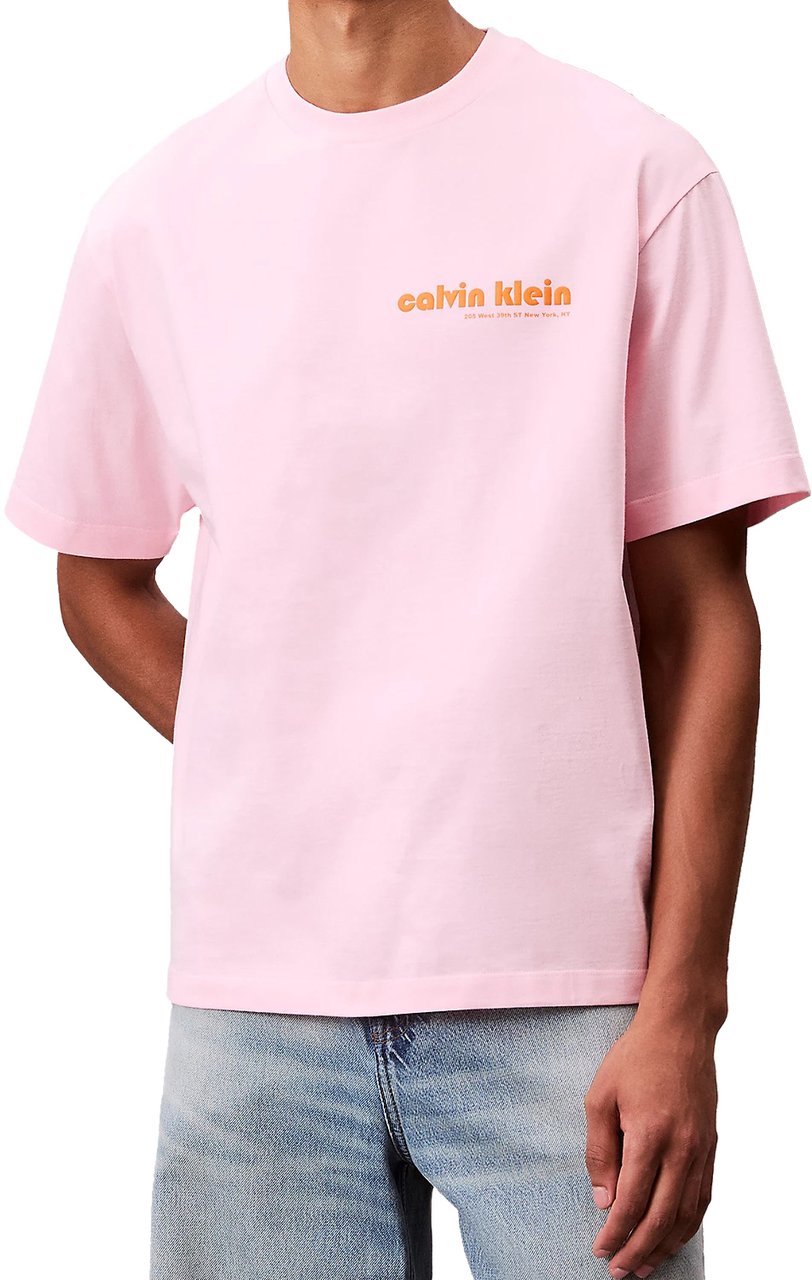 Calvin Klein T-Shirts And Polos Pink Roze