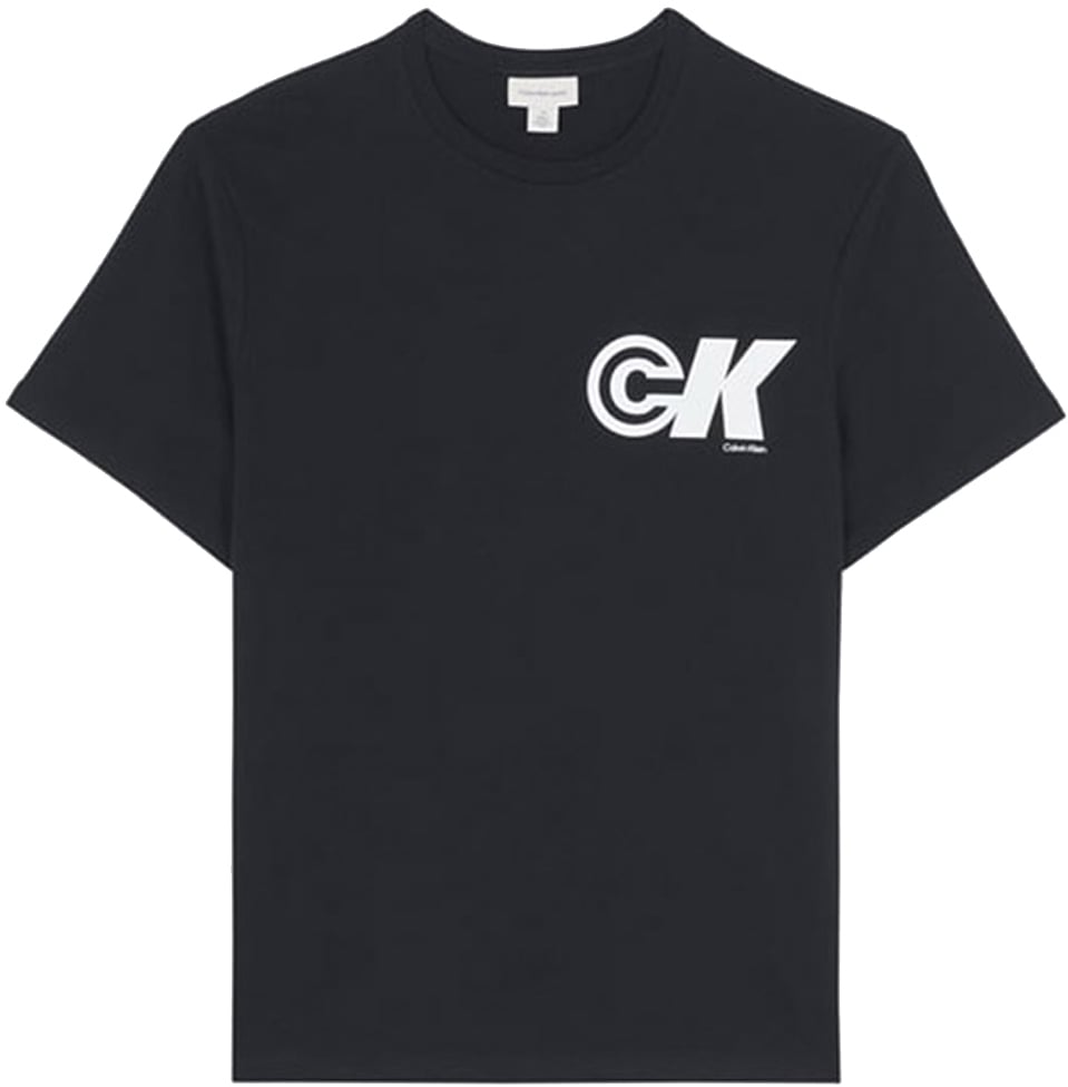 Calvin Klein T-Shirts And Polos Black Zwart