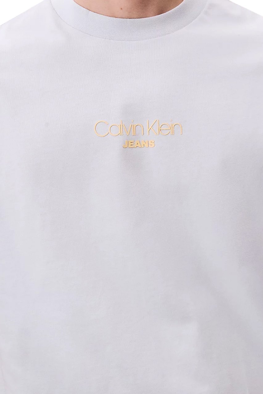 Calvin Klein T-Shirts And Polos Light Blue Blauw