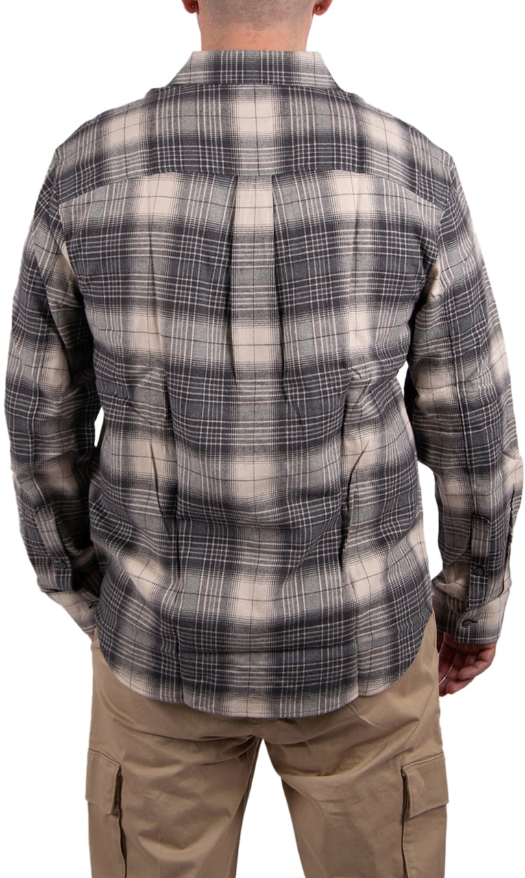Calvin Klein Jeans LS Brushed plaid Easy Shirt Beige