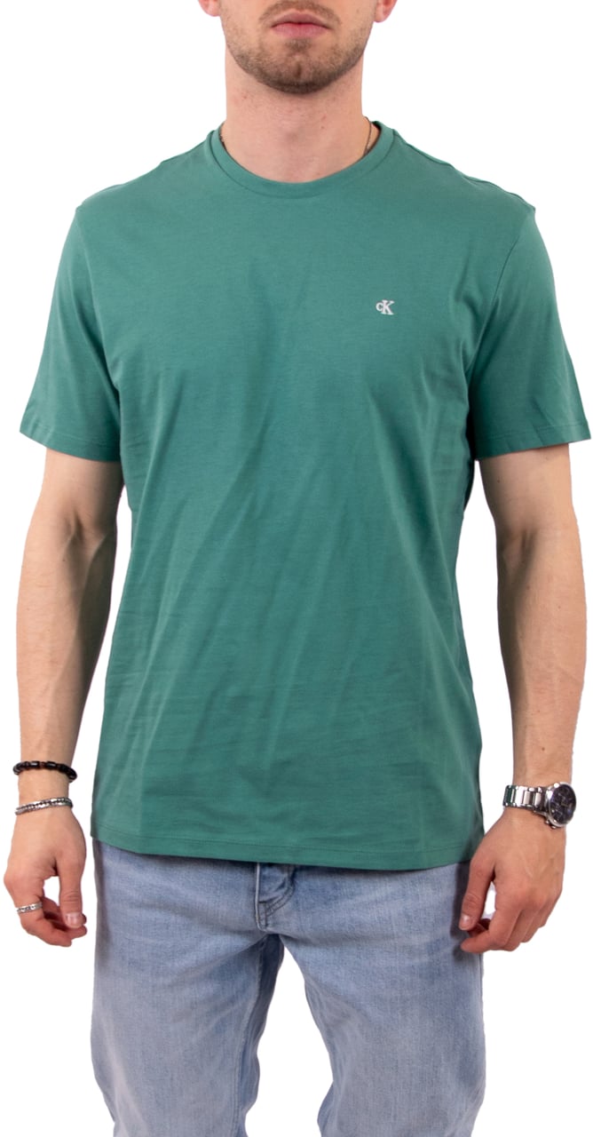 Calvin Klein Calvin Klein Jeans SS Classic Monogram Tee Groen