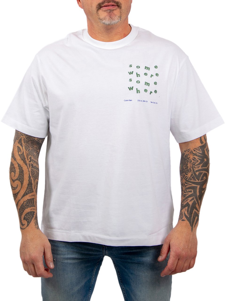 Calvin Klein Jeans Calvin Somewhere Graphic Wit