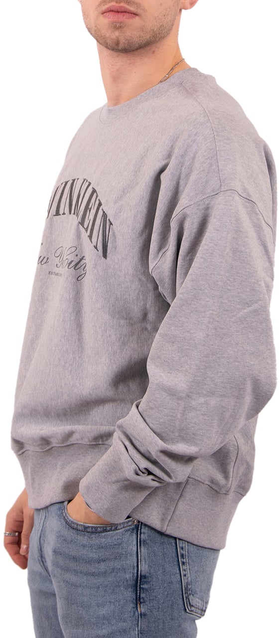Calvin Klein Jeans LS Premium Terry Calvin Collegia Grijs