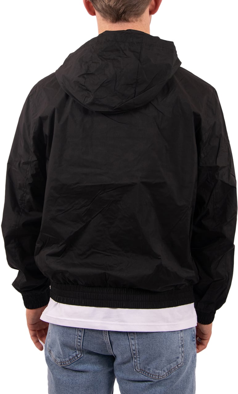 Calvin Klein Jeans LS Hooded Nylon Harrington Jacket Zwart