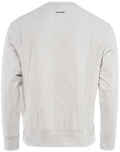 Calvin Klein Jeans LS Premium Terry Graphic Crewneck Grijs