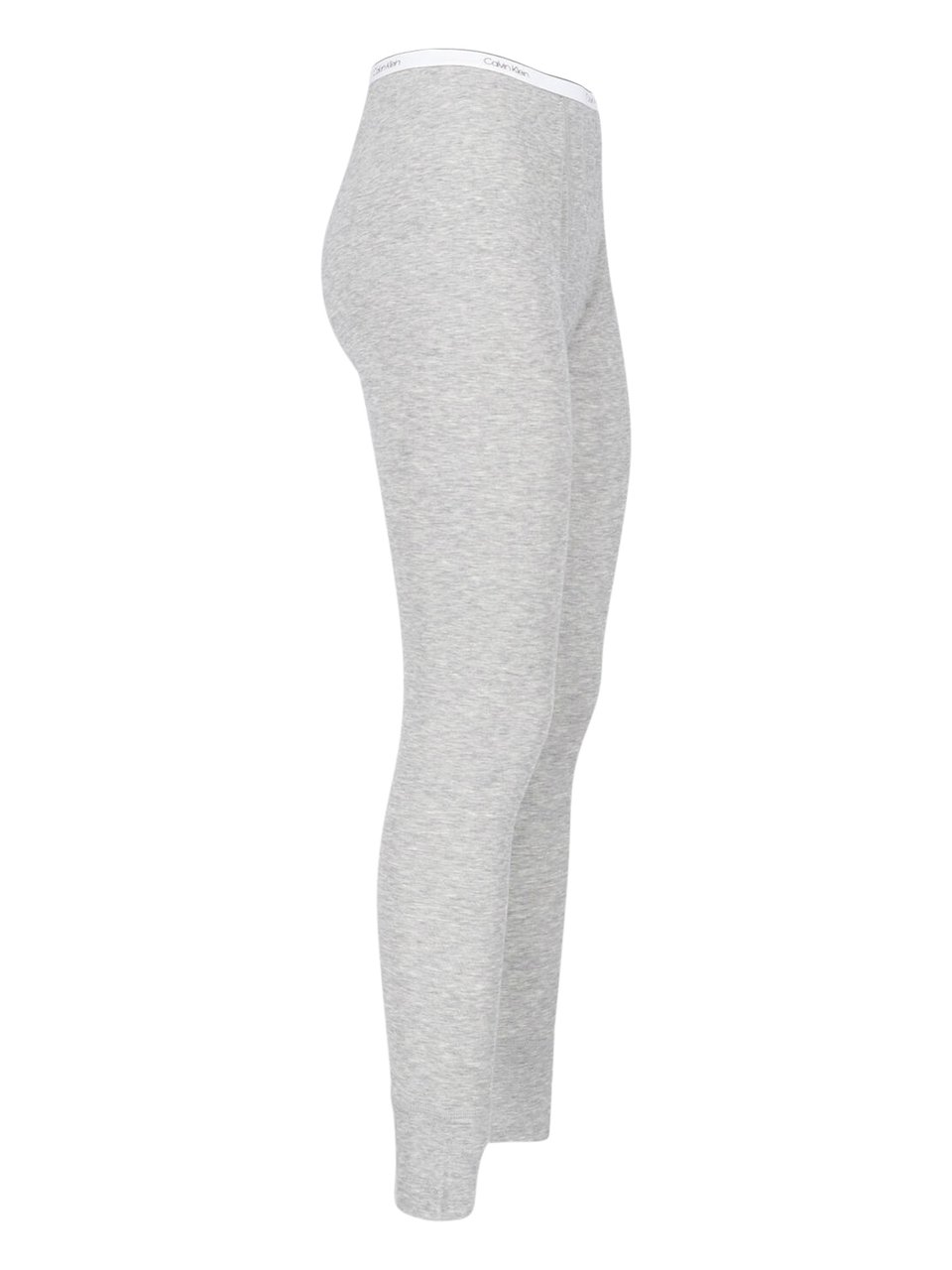 Calvin Klein Grey Slim Tapered Elastic Waistband Trousers Grijs