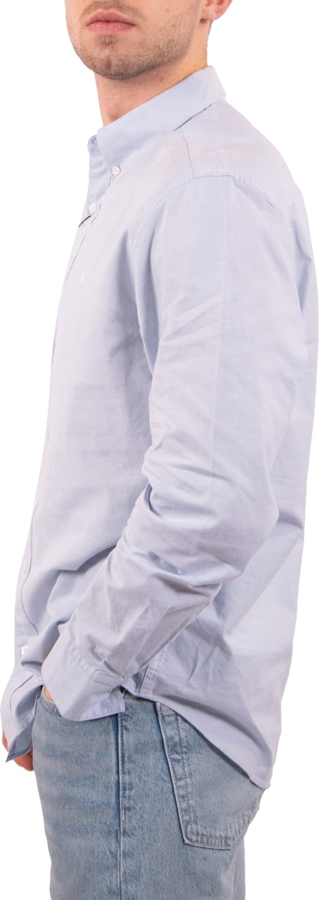 Calvin Klein Calvin Klein Jeans LS Solid Oxford Classic Shirt Blauw
