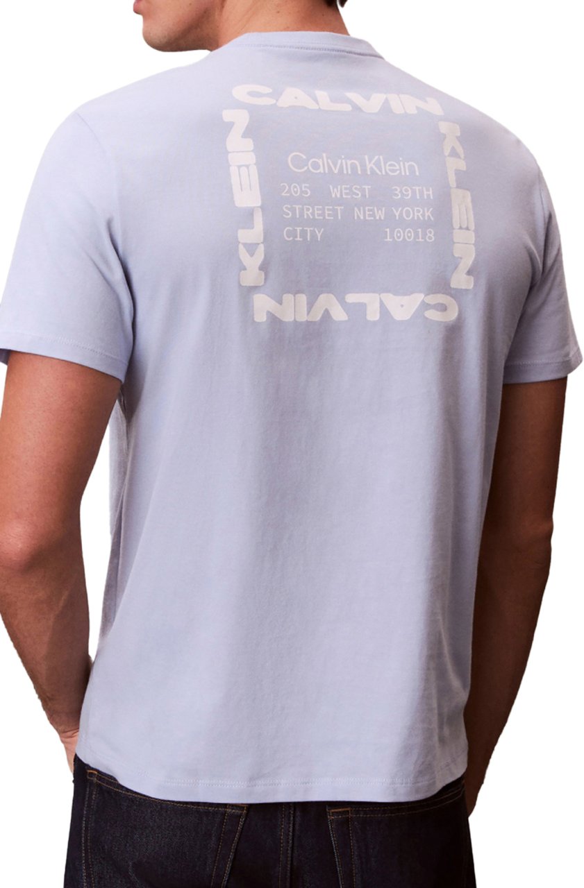 Calvin Klein T-Shirts And Polos Casual Blue Blauw