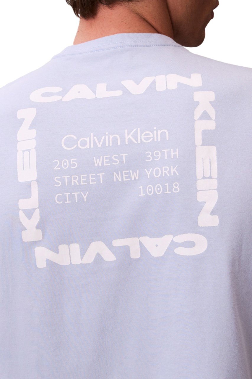 Calvin Klein T-Shirts And Polos Casual Blue Blauw