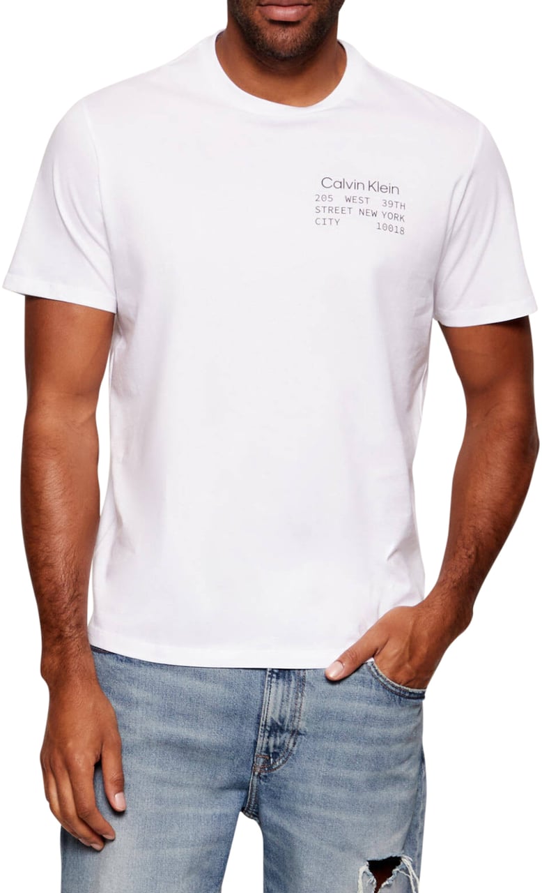 Calvin Klein T-Shirts And Polos Brilliant White Wit
