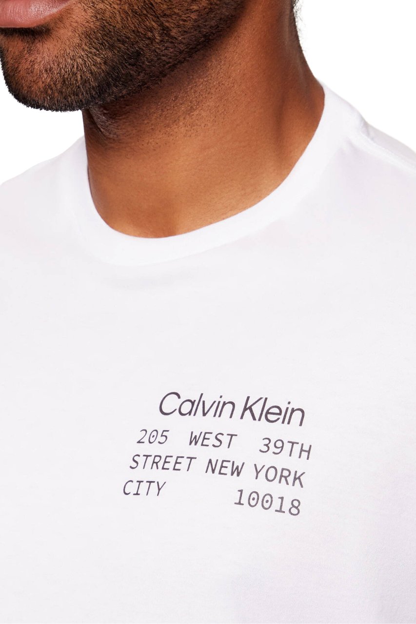Calvin Klein T-Shirts And Polos Brilliant White Wit