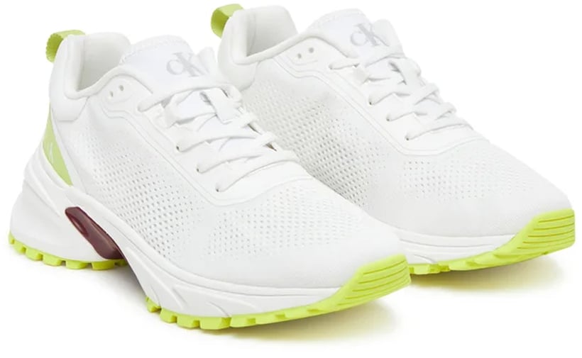 Calvin Klein Sneakers Biancolime Wit