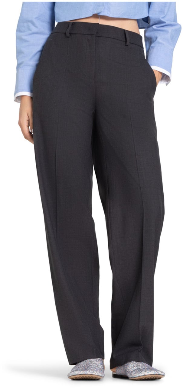 Cambio Glam Slouch Track Pantalons Donkergrijs 6318 0437 00 Grijs
