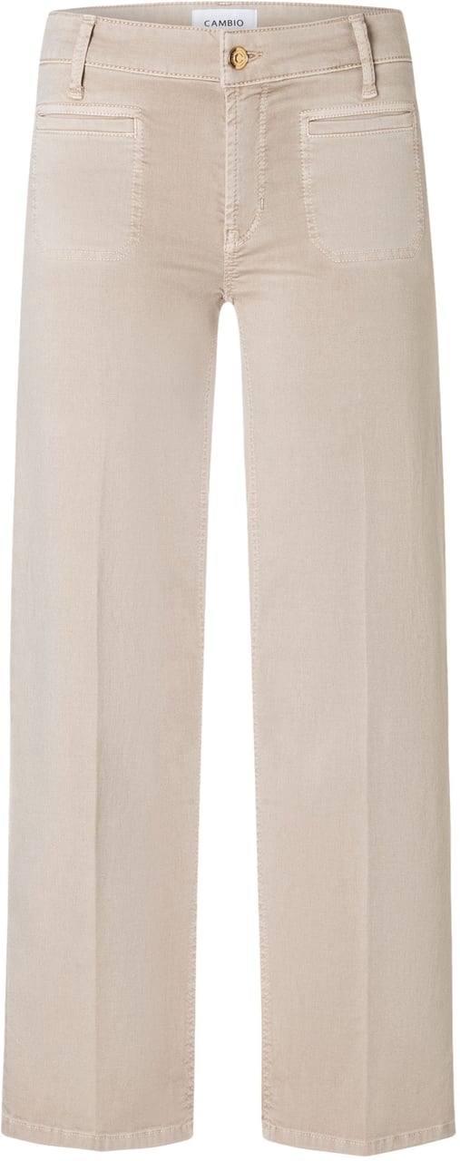 Cambio Tess Cropped Pantalons Beige 7670 0086 12 Beige