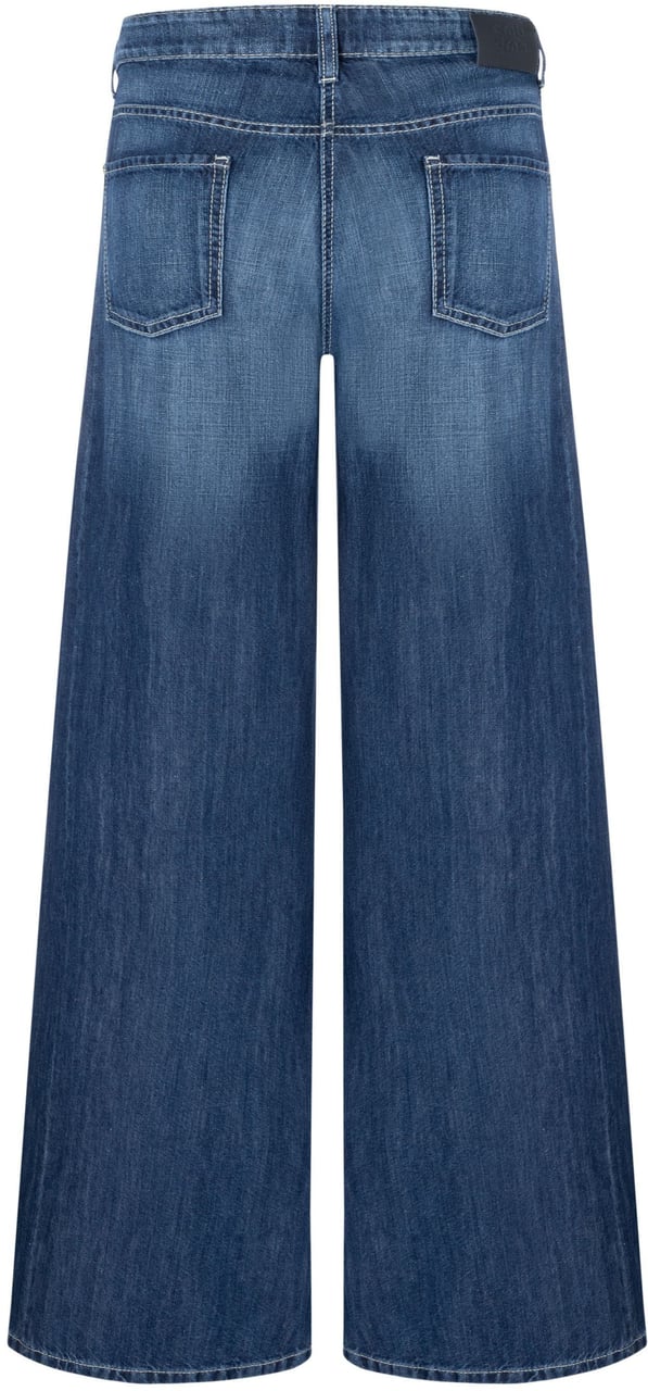 Cambio Cambio Palazzo Patch Jeans Blauw 9112 0056 11 Blauw