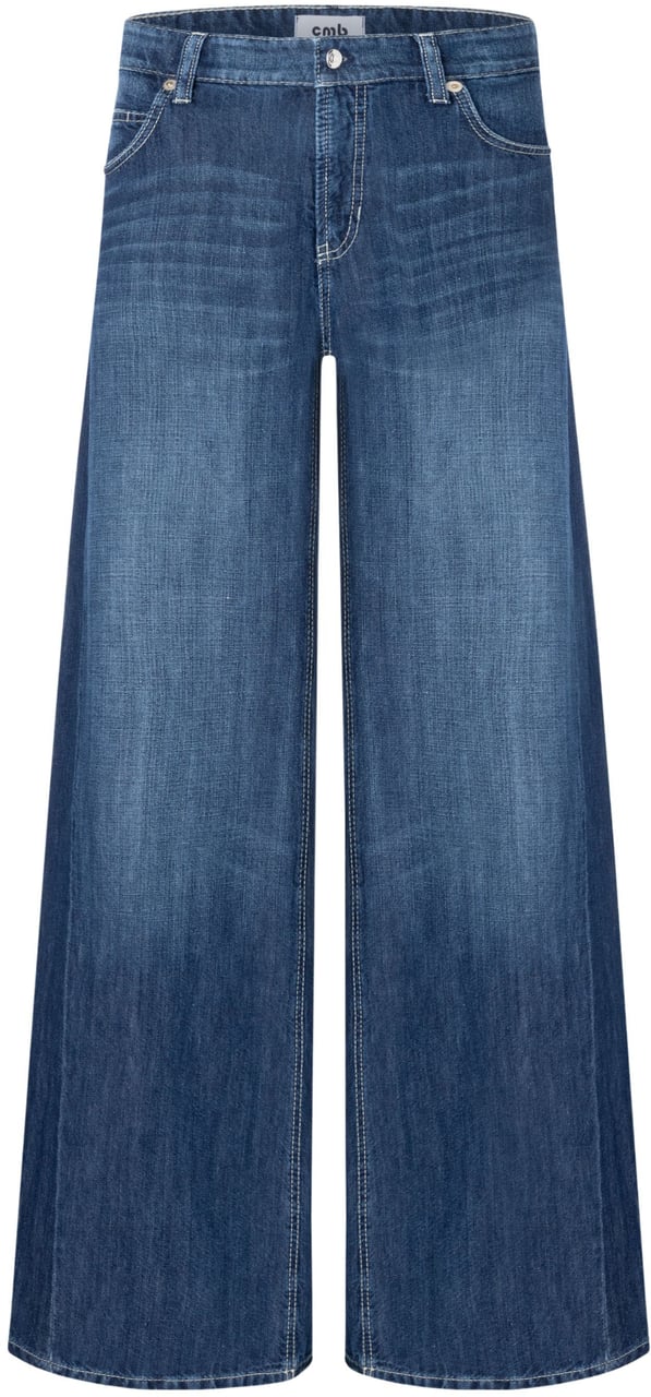 Cambio Cambio Palazzo Patch Jeans Blauw 9112 0056 11 Blauw