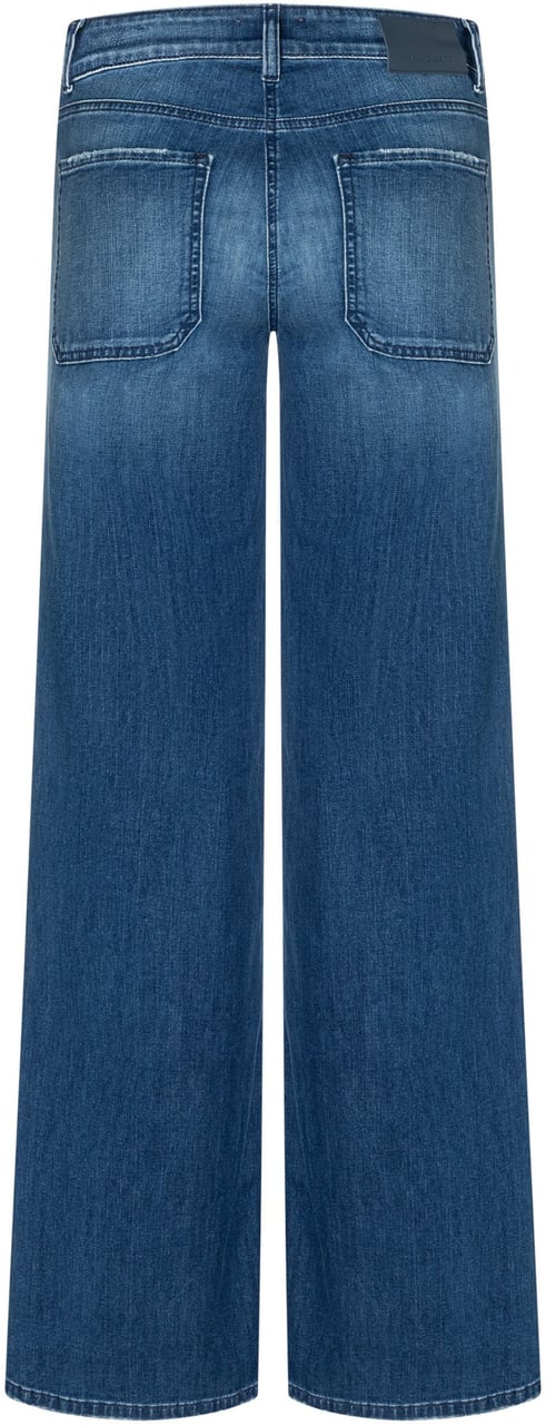 Cambio Aimee Patched Pocket Jeans Blauw 9118 0117 00 Blauw