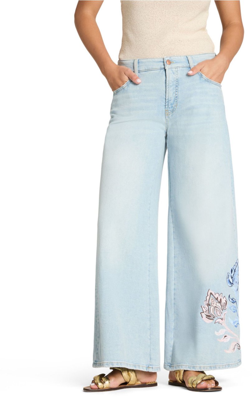 Cambio Palazzo Cropped Blauw 9132 0023 16 Blauw